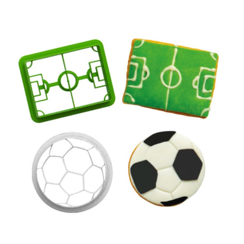 Fondant-Ausstechformset Fussball