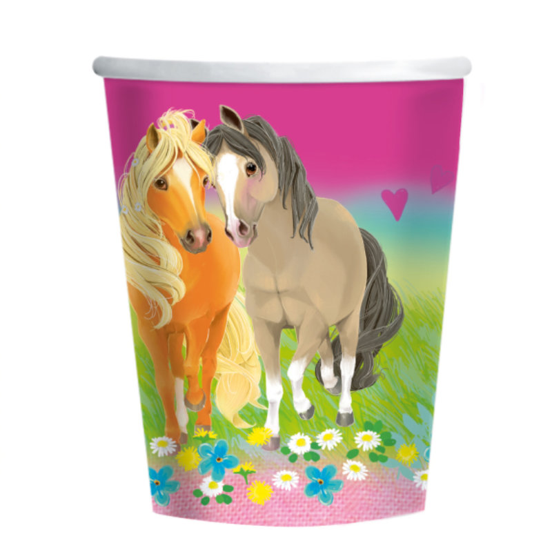 Becher Pony Party, 8 Stk.