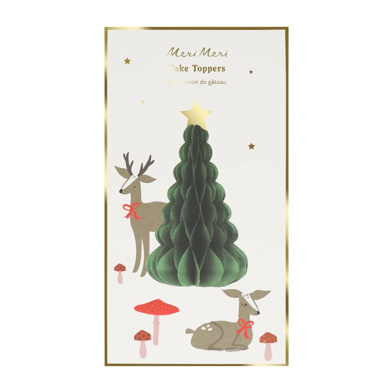 Cake Topper Meri Meri Winterwald, 8 Stk.