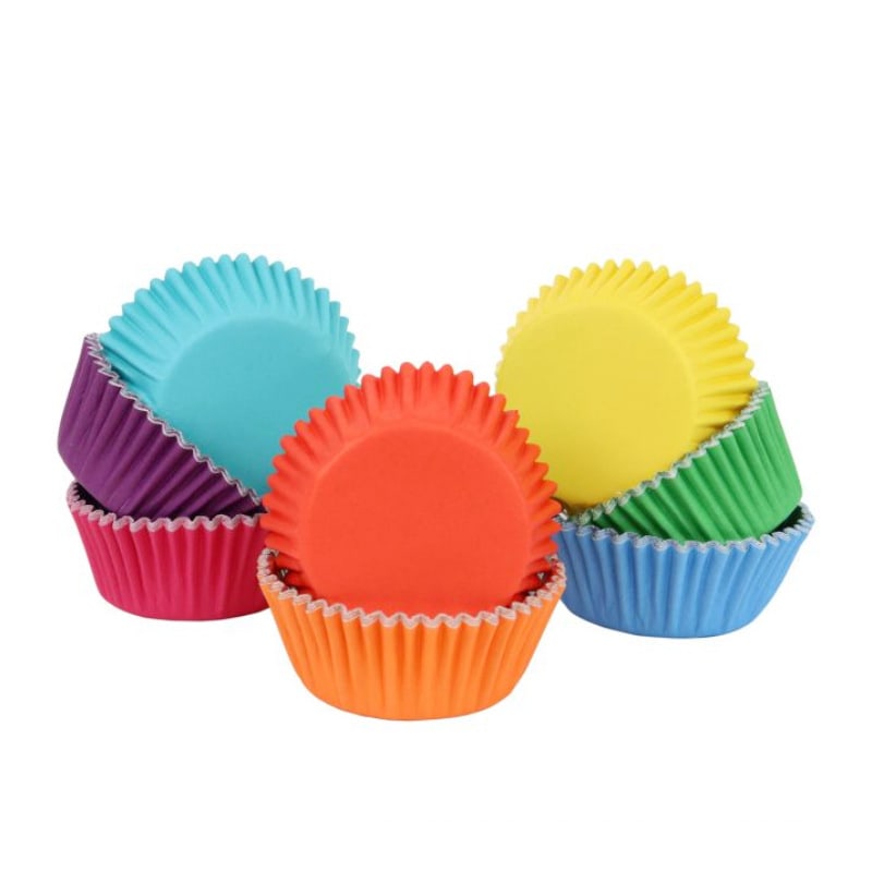 Muffinförmchen Regenbogen Mix Set 100 Stk.