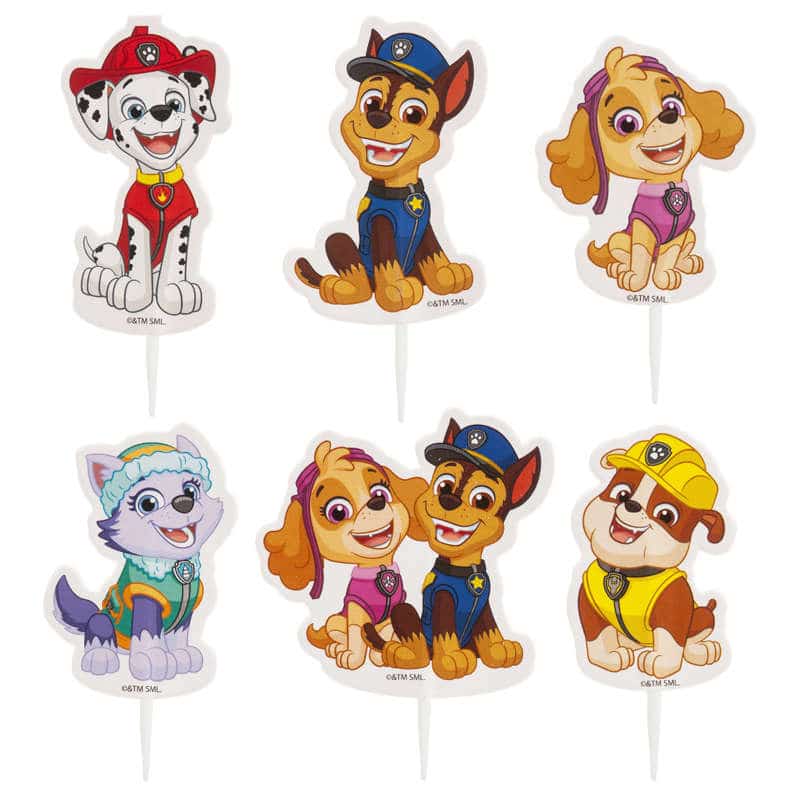 Cake Topper Paw Patrol, 16 pcs.