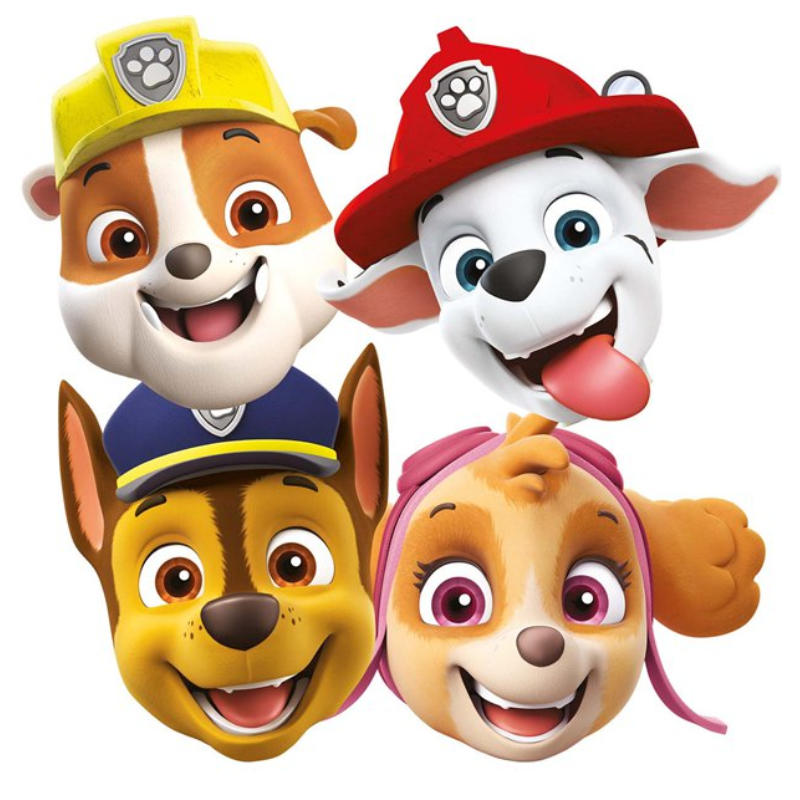 Masken Paw Patrol, 8 Stk.