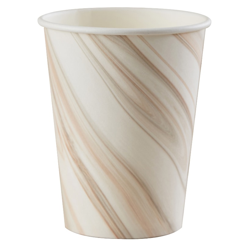 Becher Marmor Beige, 8 Stk.