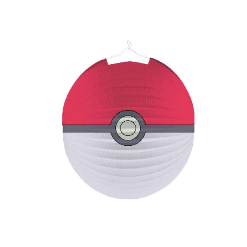 Hängedekoration Papier Pokéball, 1 Stk.