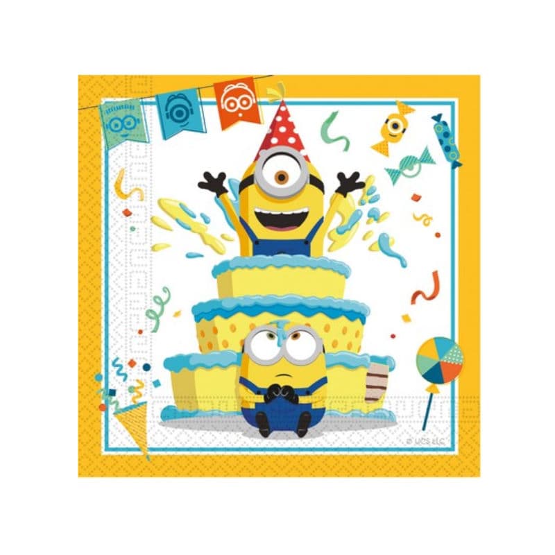 Serviettes Minions, 20 pcs.