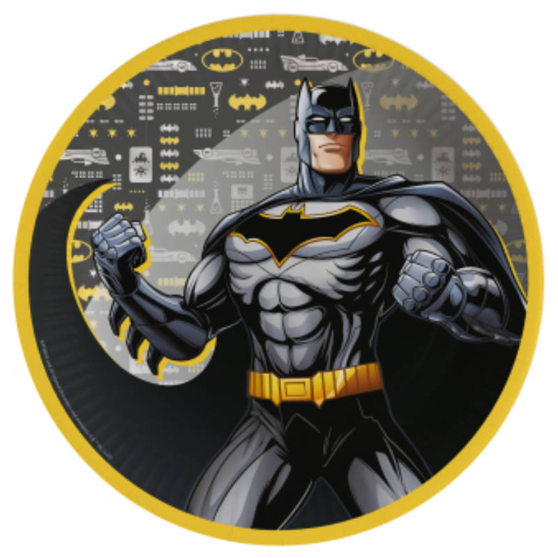 Assiettes de fête Batman, 8 pcs