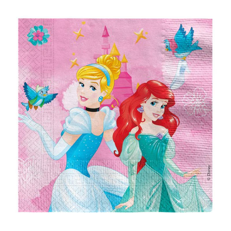 Servietten Disney Prinzessin, 20 Stk.