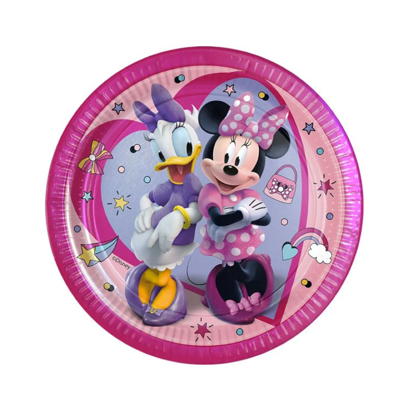 Assiettes de fête Minnie Mouse, 8 pcs.