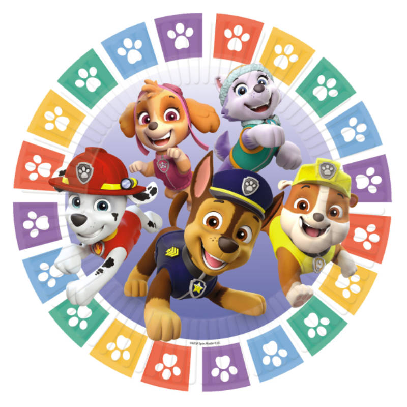 Teller Paw Patrol, 8 Stk.