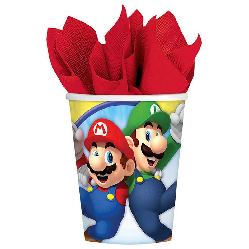 Becher Super Mario Bros., 8 Stk.