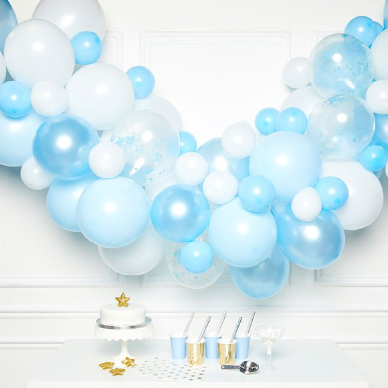 Ballonbogen Blau & Weiss