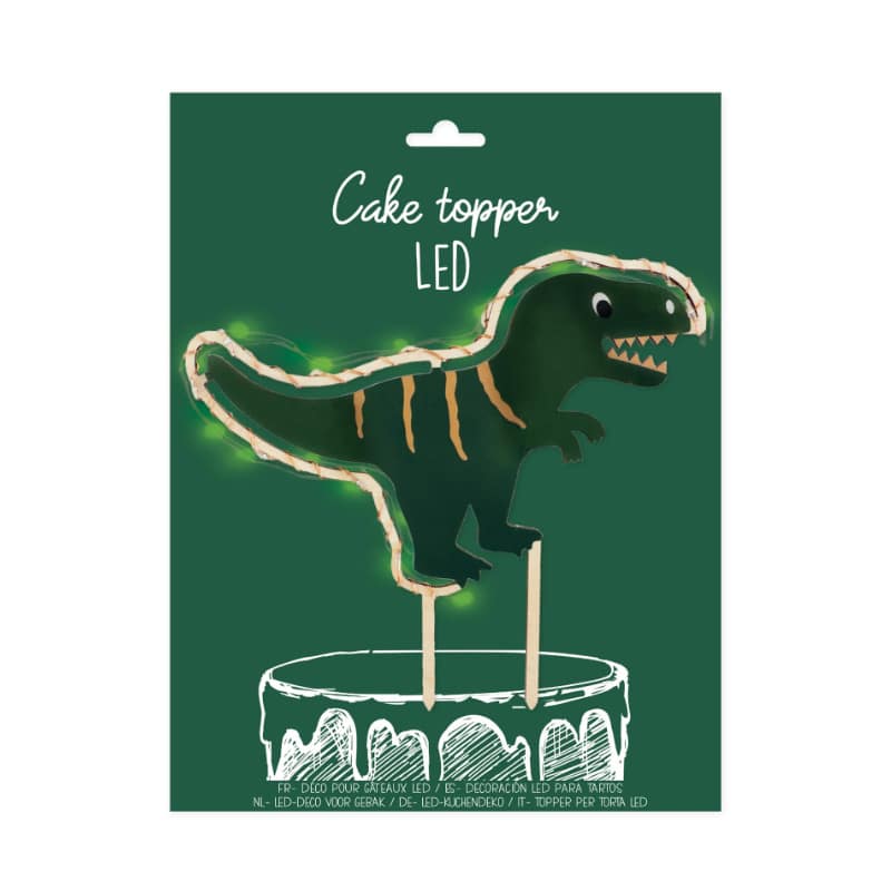 Cake Topper LED T-Rex