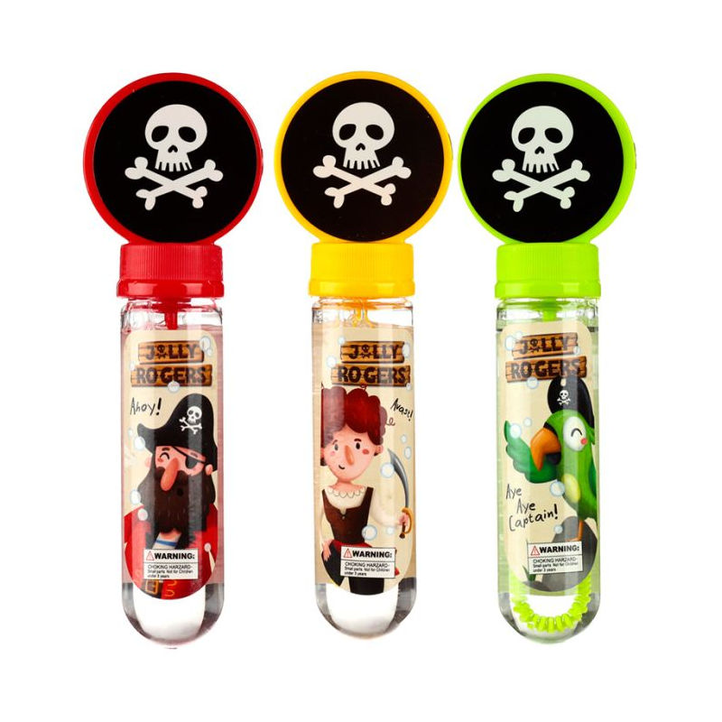 Bulles de savon Jolly Rogers pirate, 1 pc. assort.