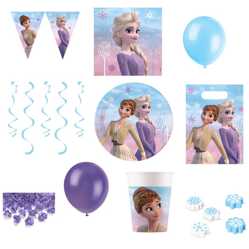 Set de fête Frozen, 125 pcs.