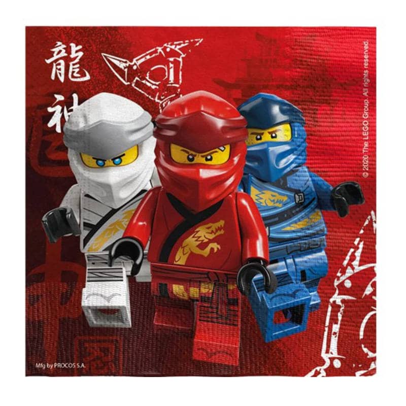 Servietten Ninjago, 20 Stk.