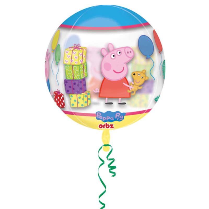 Folienballon klarsichtig Peppa Pig, 1 Stk.