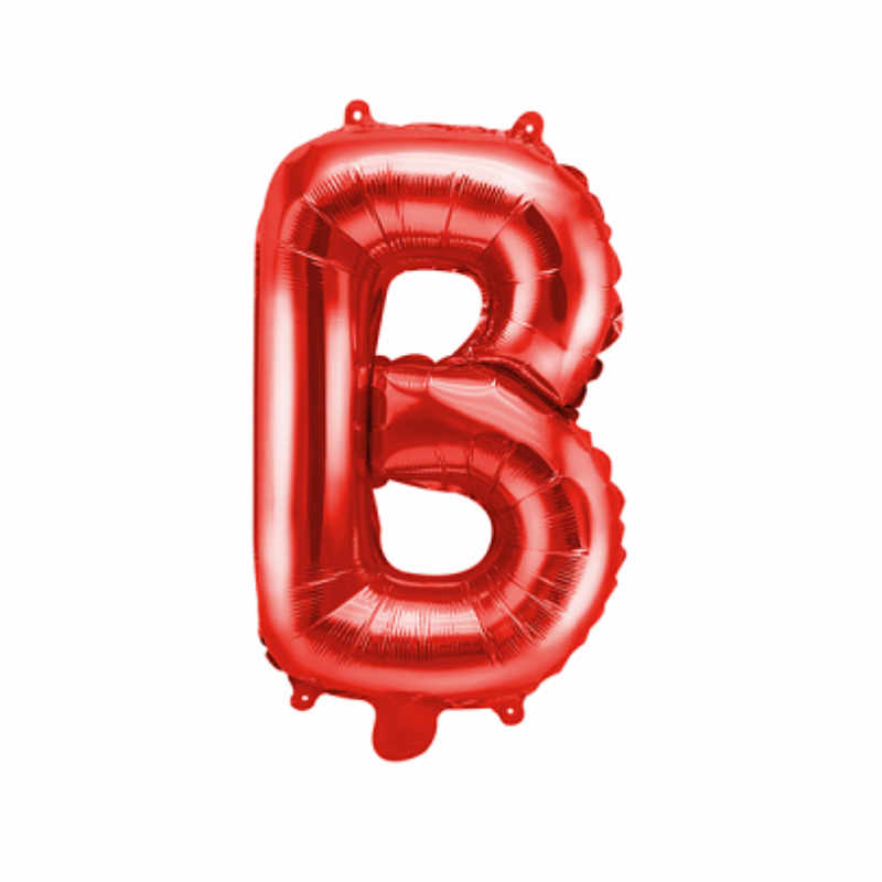 "Folienballon Buchstabe ""B"" rot, 1 Stk."