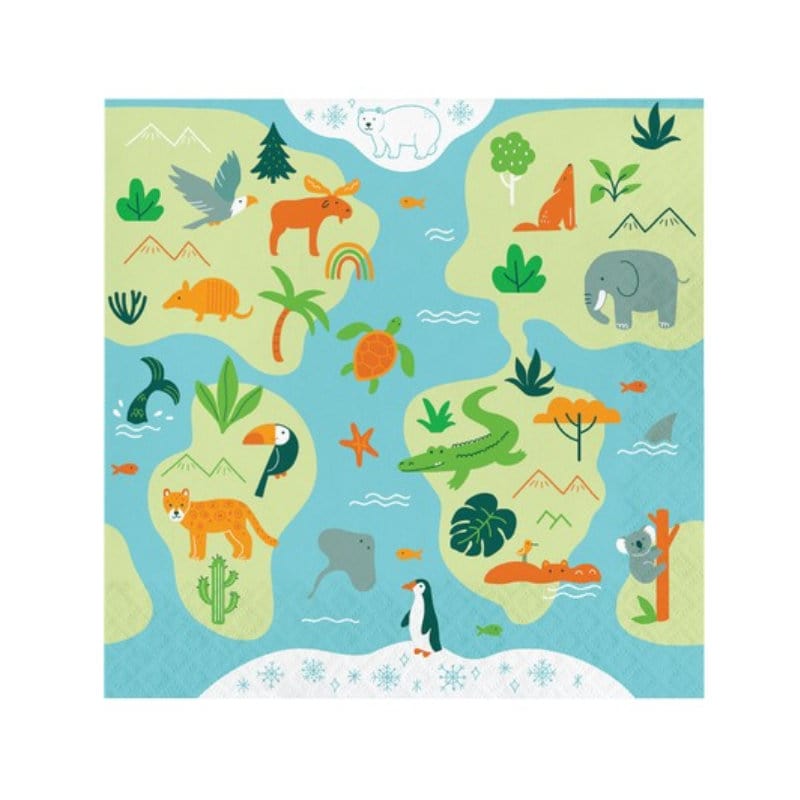 Serviettes Aventure, 16 pcs.