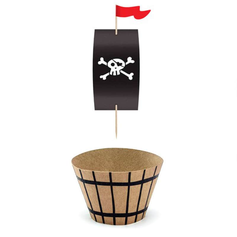 Cupcake Kit Piratenflagge