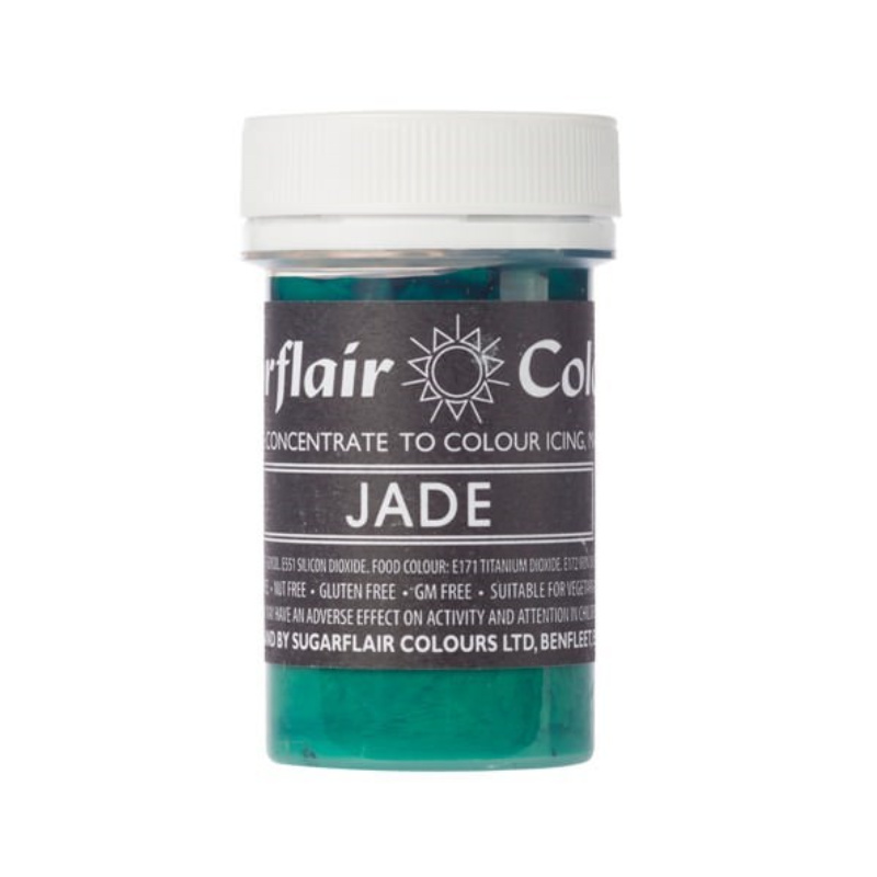 Pâte alimentaire Sugarflair Jade vert, 25g