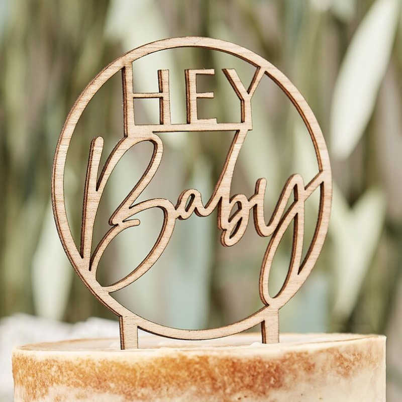 Cake Topper Botanical Baby Shower