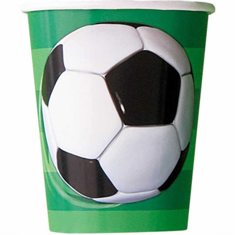 Becher Fussball, 8 Stk.