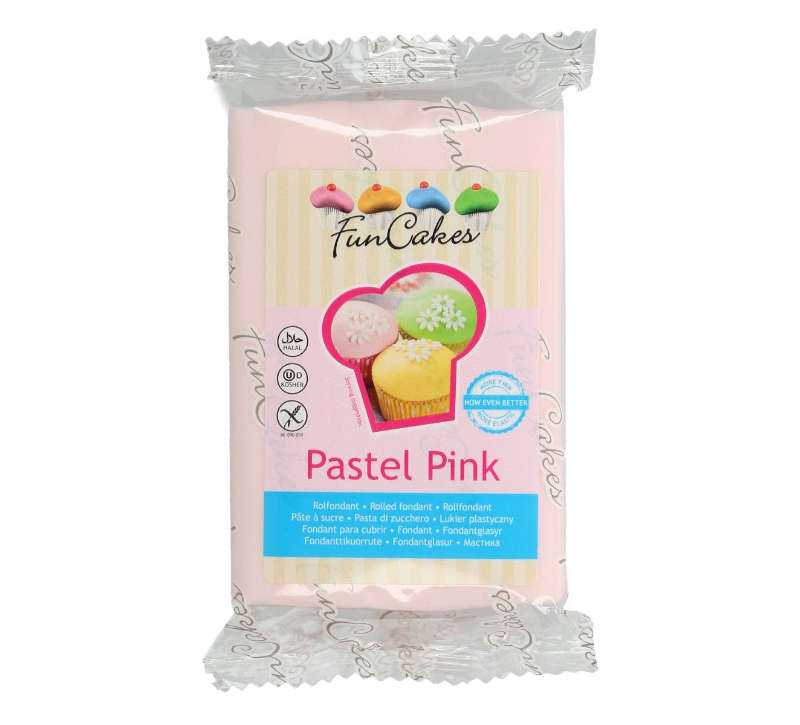 Funcakes Fondant Pastellrosa, 250 g