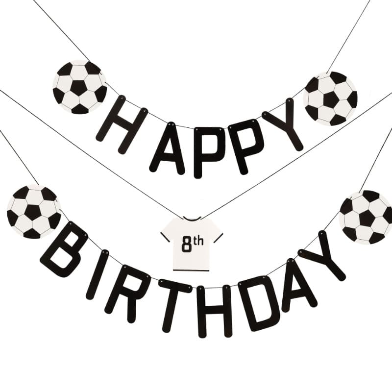 Guirlande Happy Birthday Football