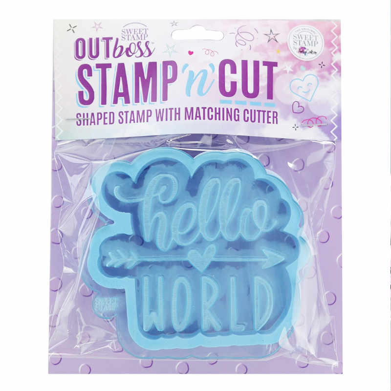 "Sweet Stamp ""Hello World"" OUTboss"