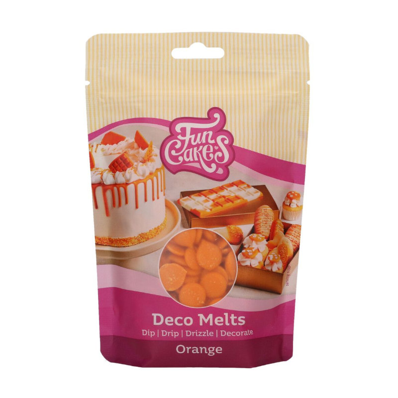 FunCakes Deco Melts Orange 250g