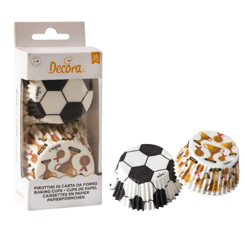 Moules pour muffins Tournoi de foot, 36 pcs.