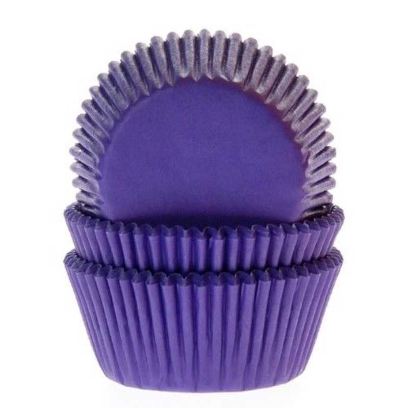 Muffinförmchen violett, 50 Stk.