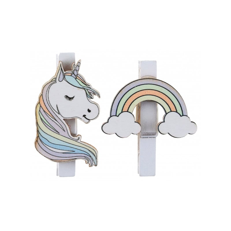 Agrafes Licorne, 6 pcs.