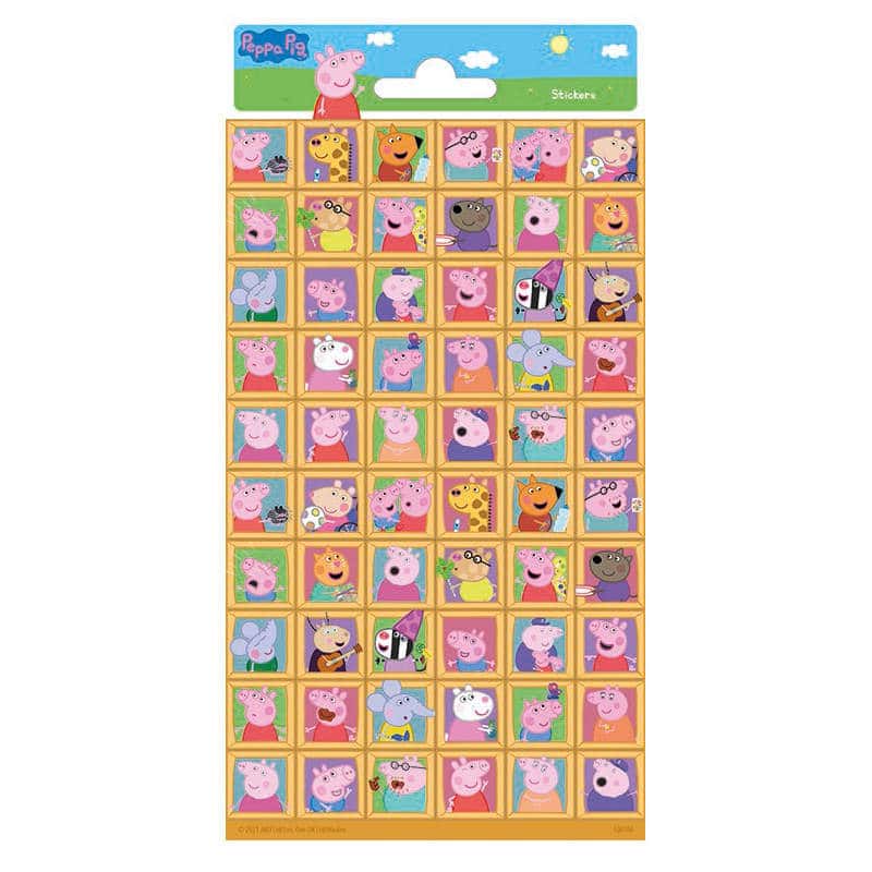 Stickerbogen Peppa Pig, 1 Stk.