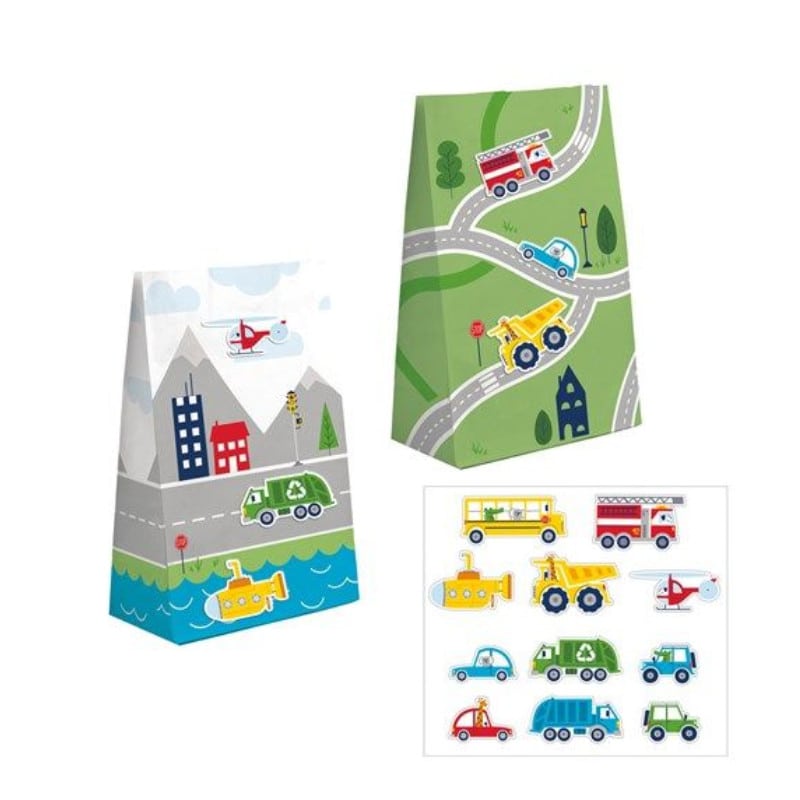 Sacs de fête On the Road, 8 pcs.