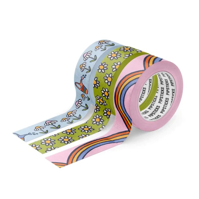 Washi Tapes Blumen, 3 Stk.