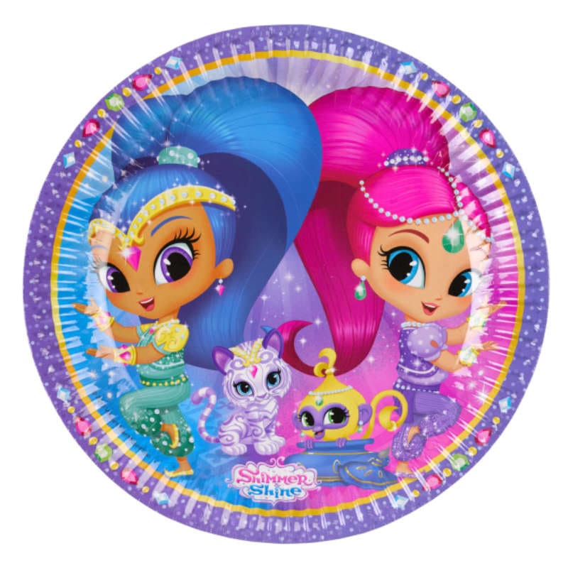 Teller Shimmer & Shine, 8 Stk.