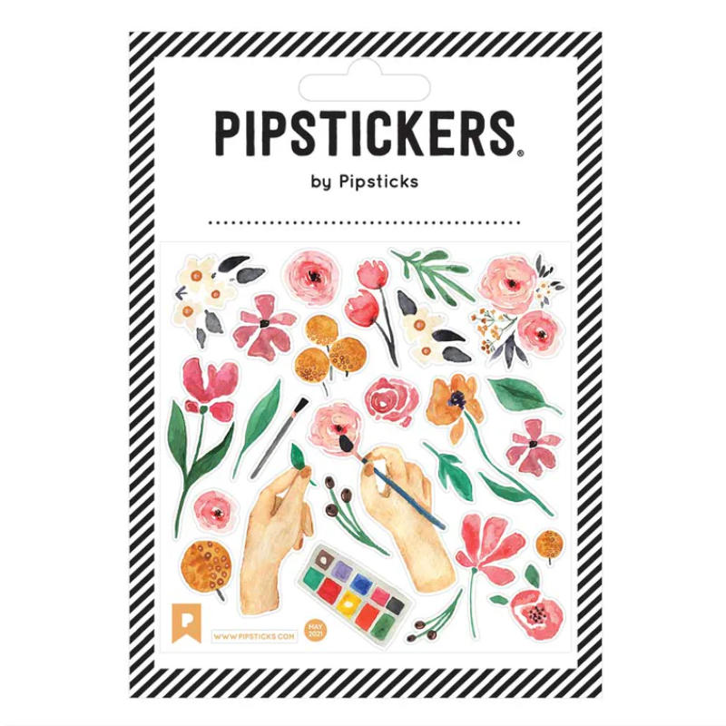 Sticker gemalte Blumen