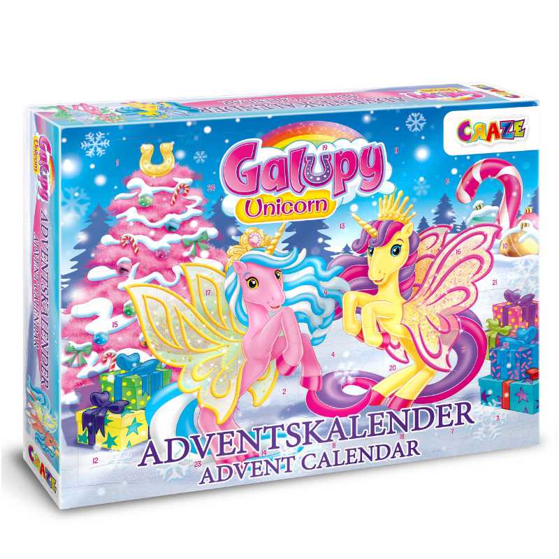 Adventskalender Galupy Einhorn