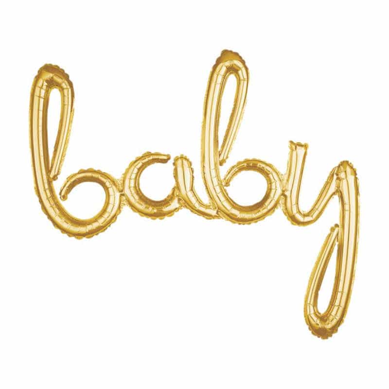 "Folienballon ""Baby"" Gold"