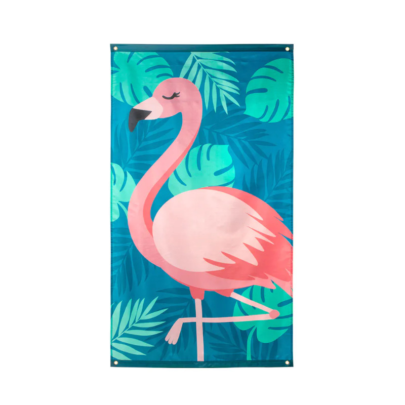 Bannière flamant rose