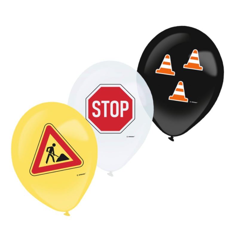 Ballons chantier, 6 pcs.