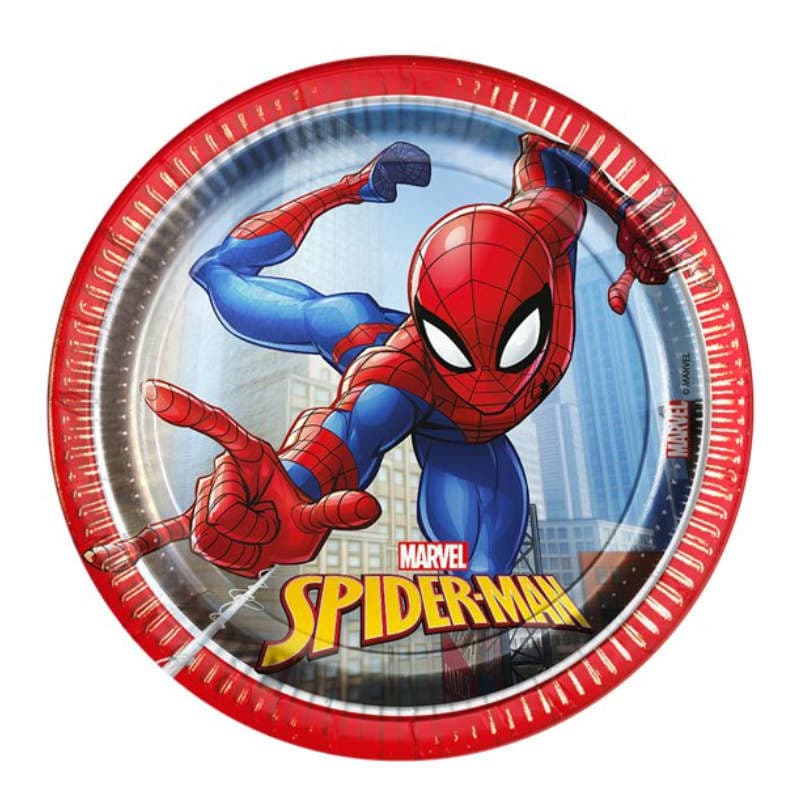 Teller klein Spiderman, 8 Stk.