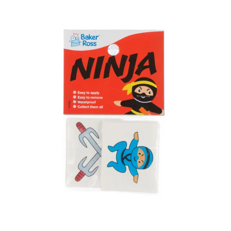 Tatouages Ninja, 48 pcs.