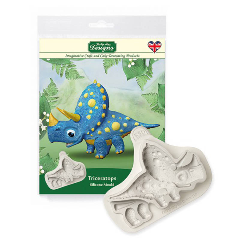 Fondantform Triceratops