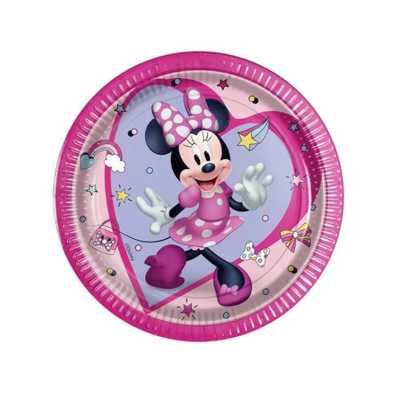 Petite Assiettes de fête Minnie Mouse, 8 pcs.