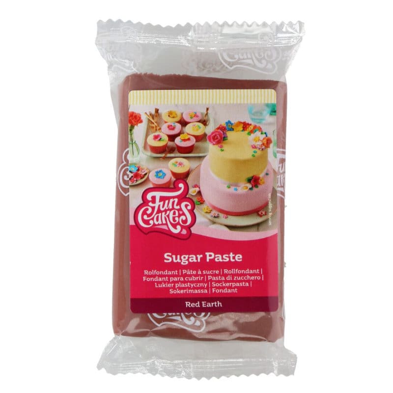 Funcakes Fondant Erdfarbe, 250g